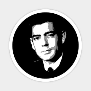 dan rather black and white Magnet